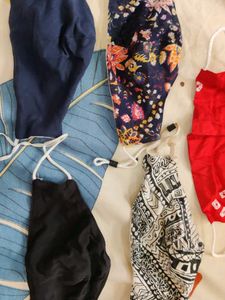 Assorted Cloth Face Masks - Pack of 5