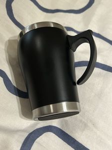 Black "Exly" Insulated Travel Mug