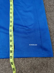 Adidas Blue 1/4 Zip Football Training Top