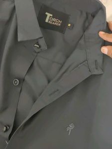 Men's navy blue Button-Up Shirt