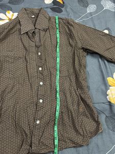 Brown Patterned Shirt