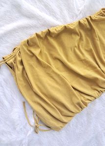 H&amp;M Glittery Drawstring Dress