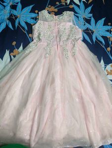 Princess Pink Flower Girl Dress