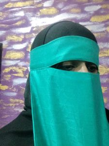Elegant Teal Niqab