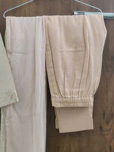 Elegant Peach Kurta Set with Dupatta🌼✨
