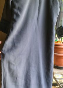 Grey Chikankari Kurta