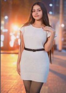 Cute White Knit soft Dress🎀🎀