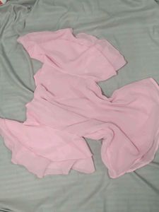 Chic Pink Ruffled Sleeve Top