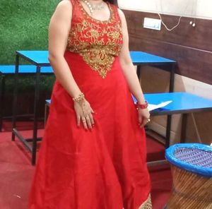 Stunning Red Ethnic Gown