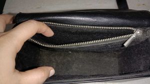 Black Leather Crossbody Bag