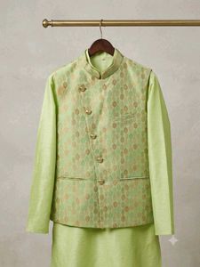 Men's Ethnic Light Green Kurta Set