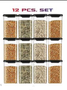 12 Airtight Kitchen Container Set