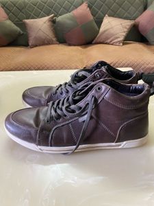 RedTape Leather Look Casual Brown Shoes
