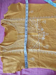 Mustard Kurta