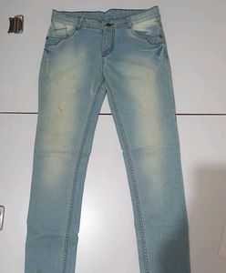 Light Wash Distressed Jeans
