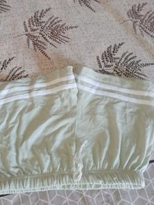 Cute Green Striped Shorts
