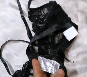 new Black Lace Bra