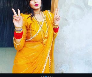 Beautiful Saree With Stiched Blouse Peticaot