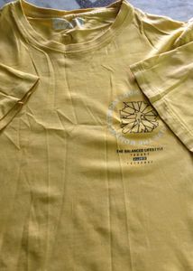 Yellow Graphic Print T-Shirt