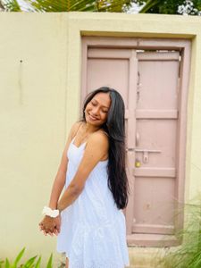 Chic White Embroidered Sundress