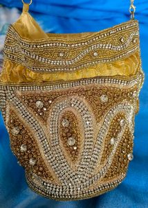 Rhinestone Potli Bag
