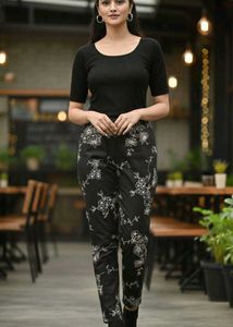Floral Print Women's Trousers
