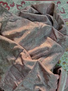 Shimmer Glitter Lycra Fabric 1 Mtr