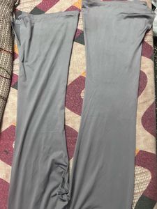 Grey Ruched gym pants