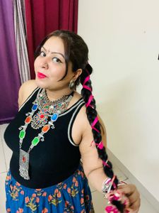 Afghan Silver Tone Necklace