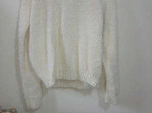 White Fur Sweater