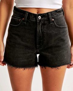 Black Denim Short New Condition Waist Size 28