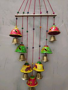 Boho Colorful Bell Wall Hanging