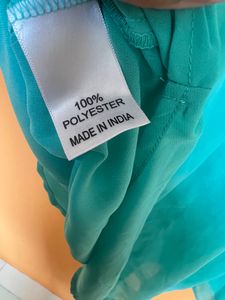 High Neck Sea Green Top