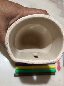 Hand Painted Pot Wall Hanging