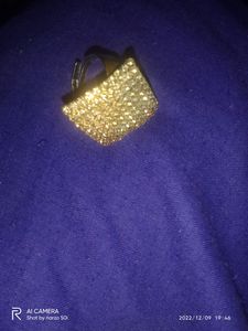 Golden Long Chain And Ring