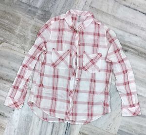 Pink Plaid Shirt