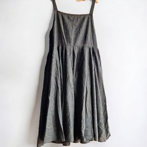 Dark Olive Sleeveless Cotton Khadi Ku