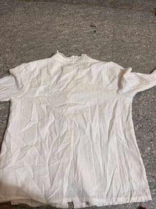 White Button-Up Blouse