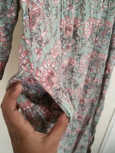 Boho Floral Print Maxi Dress