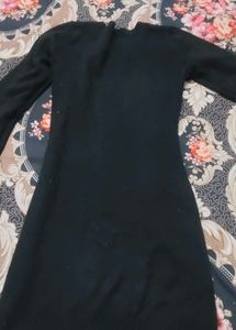 Tiger Print Knit Sweater Dress