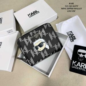 Karl Lagerfeld Mini Zipper Wallet( COPY) WITH BOX