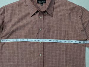 Boxy fit Men's Checkered Long Sleeve Shirt