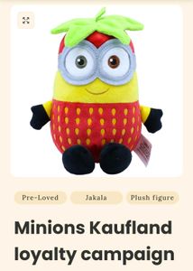 Cute Minion Strawberry Plush Toy