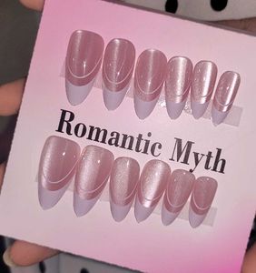 Romantic Myth French Tip Press-On Nails
