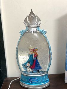 Frozen Sisters Musical Snow Globe with Lights