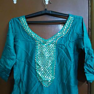 Teal suit set