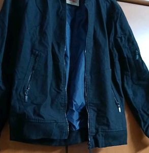 Levi's Stylish Black Bomber Jacket - Size