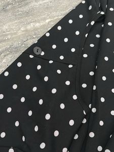 Classic Polka Dot Long Sleeve Top