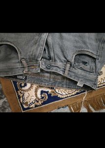 Grey Wash Straight Leg Jeans