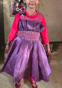 Beautiful Purple Party Dress
